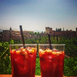 Sangria's over looking Alhambra